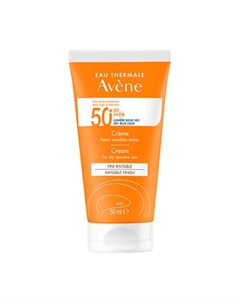 Солнцезащитный крем SPF 50+ без отдушек Very High Protection Fragrance-free Cream 50 Avene