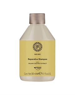 Шампунь для волос восстанавливающий с экстрактом каштана, веган Reparative 300 Bulbs&roots