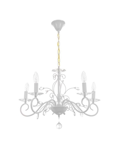 Люстра 2182/5 E14 40Вт белый 58х58х31 см Bayerlux