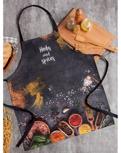 Фартук кухонный «Специи» 70×60 см, 100% хлопок, саржа 190 г/м² Этель