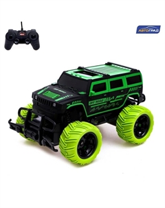 Джип радиоуправляемый «Бигфут», 1:20, работает от аккумулятора, цвет чёрно-зелёный Автоград