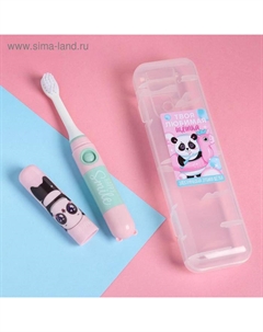 Зубная щётка детская электрическая «Улыбайся», LP-005, 19,2 х 5,5 см. Сима-ленд