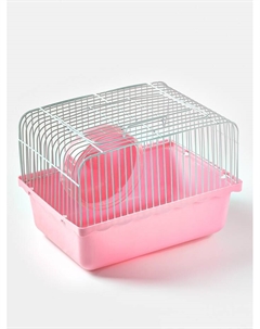 Колесо для грызунов тихое, 11 см, розовое Пижон