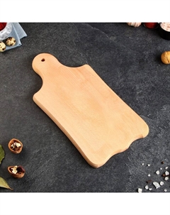 Доска разделочная "Славяночка", 38х18х1,5 см, цельный массив бука Доброе дерево