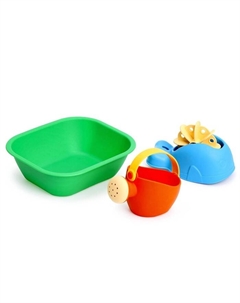 Набор для купания мягкий №5: ванночка, лейка малая, кит, МИКС Биплант