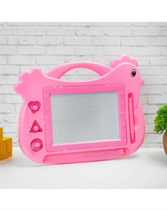 Доска магнитная «Курочка», 3 печати, чёрная крошка, цвета МИКС Школа талантов