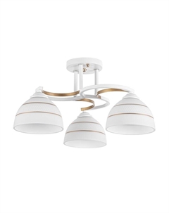 Люстра "Рина" 3хЕ27 40Вт бело-золотой 44х44х17,5 см Bayerlux