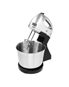 Миксер Irit IR-5431, стационарный, 250 Вт, 2 л, 7 скоростей, 4 насадки, серебристый