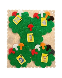 Дидактический набор «Математические корзинки Ларчик 10» Развивающие игры воскобовича