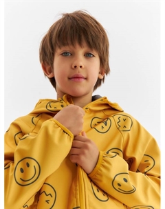 Ветровка на флисе детская «Смайл», рост 116 см, жёлтая Kaftan