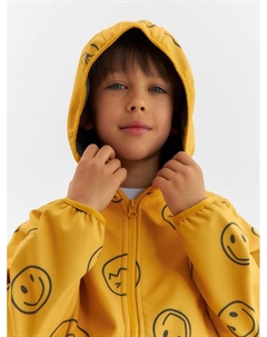 Ветровка на флисе детская «Смайл», рост 110 см, жёлтая Kaftan