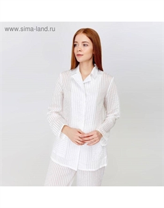 Сорочка ночная женская : Light touch, белая, размер 44 Minaku