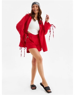 Комплект женский (блузка, шорты) : Casual Collection, красный, размер 42 Minaku