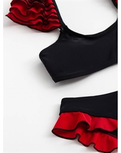 Купальник раздельный женский Carmen, размер 46, красно-чёрный Minaku