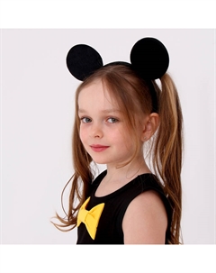 Карнавальный костюм «Озорная мышка», рост 104–110 см, платье, ободок с ушками Волшебная маска