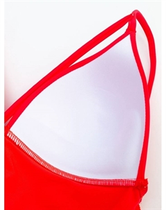 Купальник женский слитный на шнуровке, размер 48, малиновый Minaku