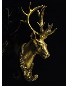 Крючок настенный «Олень», ключница декоративная, 9×8×18 см Хорошие сувениры