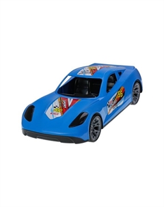 Машинка Turbo V-MAX, 40 см, цвет голубой Рыжий кот