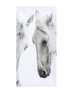 Часы-картина настенные, модульные "Лошади", бесшумные, 60 х 80 см, триптих Сюжет