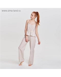 Брюки домашние женские : Country melody, бежевые, размер 42 Minaku