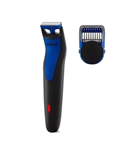 Триммер для волос Kitfort KT-3124-3, для бороды/усов, от АКБ, чёрно-синий