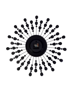 Часы настенные интерьерные большие «Лепестки», плавный ход, d-59 см, циферблат 22 см Quartz