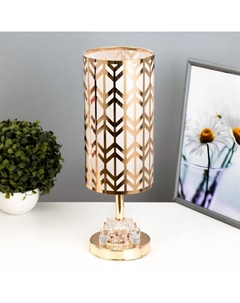 Настольная лампа "Сияна" Е27 40Вт золото 12,5х12,5х39 см Risalux