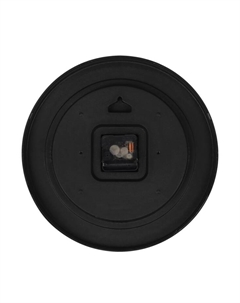 Часы настенные, интерьерные «Гриик», d=30 см, с термометром, черные Соломон