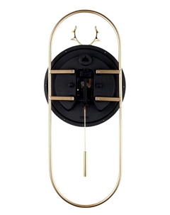 Часы настенные, серия: Интерьер, "Олень", с маятником, плавный ход, 69 х 30 см, d-26 см Соломон