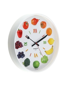 Часы настенные, серия: Кухня, «Овощи и фрукты», d=30 см Troykatime