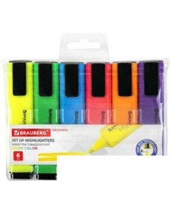 Набор маркеров Original Neon 152216 (6цв) Brauberg