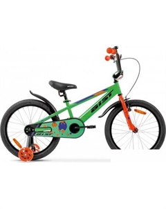 Детский велосипед Pluto 14 2025 (зеленый, разобранный, в коробке) Aist