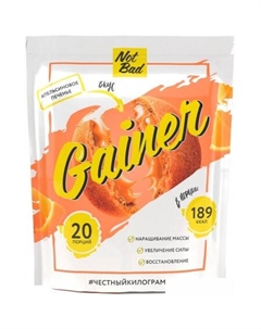 Протеин сывороточный (концентрат) Гейнер (1000г, апельсиновое печенье) Notbad