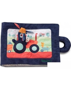 Развивающая игра Книжка мягкая Ослик Игнас на ферме 83415 Lilliputiens