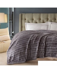 Плед Фланель 1.5сп PL 011 SOLID BUBBLE v3/Grey Karven