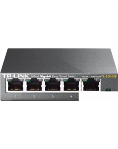 Настраиваемый коммутатор TL-SG105E v3 Tp-link