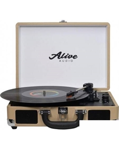 Виниловый проигрыватель Glam Latte Alive audio