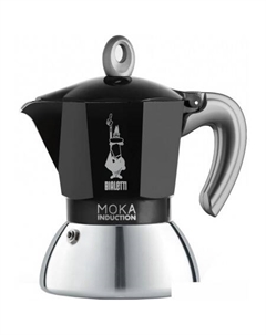 Гейзерная кофеварка New moka induction (2 порции, черный) Bialetti
