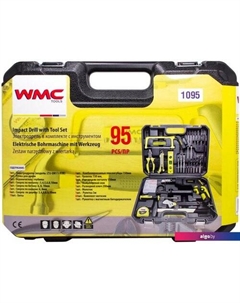 Безударная дрель 1095 (набор оснастки) Wmc tools