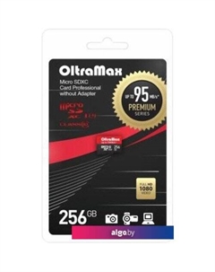 Карта памяти Premium Series microSDXC 256GB OM256GCSDXC10UHS-1-PRU3 W Oltramax