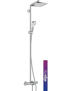 Душевая система Crometta E 240 1jet Showerpipe [27298000] Hansgrohe