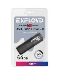 USB Flash 620 64GB (черный) Exployd
