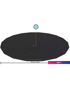 Аксессуары для бассейнов Тент 555см для каркасного бассейна 549см 58039 Bestway