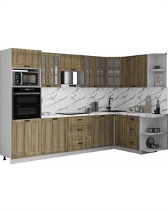 Кухонный гарнитур Интерлиния Мила Деко 1.68x3.0 PR