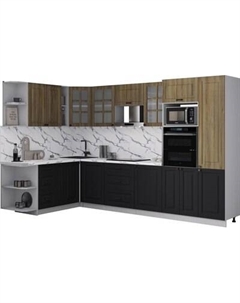 Кухонный гарнитур Интерлиния Мила Деко 1.88x3.2 LV