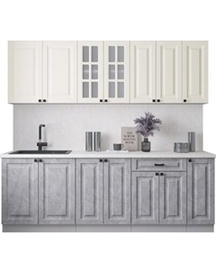 Кухонный гарнитур Интерлиния Мила Деко 2.3Б