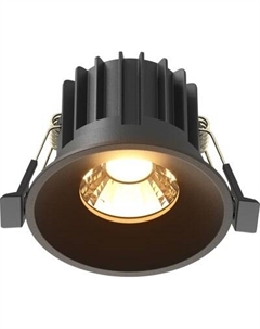 Точечный светильник Maytoni Round DL058-12W2.7K-B