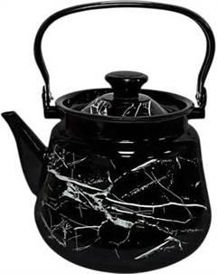 Чайник КМЗ Черный мрамор 43515-133/6ЧрМ Кмз
