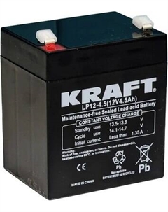 Аккумуляторная батарея KrafT 12V-4.5Ah / LP12-4.5 Kraft