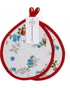 Набор прихваток Домашняя мода Розовый ноктюрн Капелька 20х25